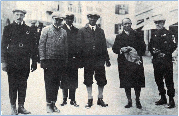 OH 1928 St. Moritz  F. Fi�era, ing. Nov�k, J. N�meck�, O. N�meck�, K. Jarol�mek, R. Lang
