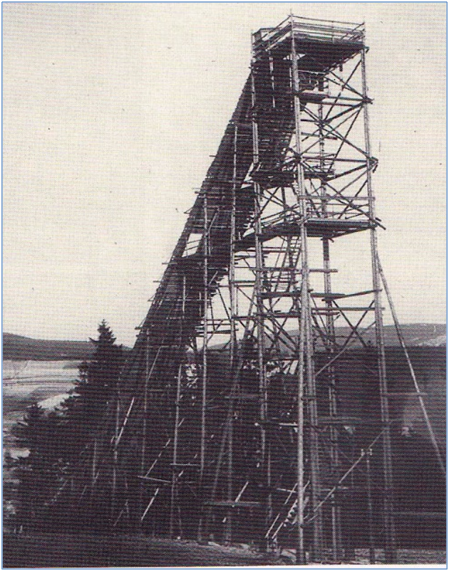 Postrach skokan�. V� m�stku "V �acht�ch" ve Vysok�m nad Jizerou